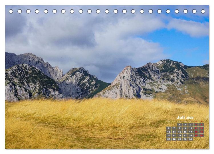 Produktbild: Sutjeska-Nationalpark (Tischkalender 2026 DIN A5 quer), CALVENDO Monatskalender