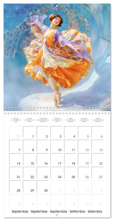 Produktbild: Stylish Women Art Nouveau Era (Wall Calendar 2026 12 &times; 12 Inch) CALVENDO 12 Month Wall Calendar