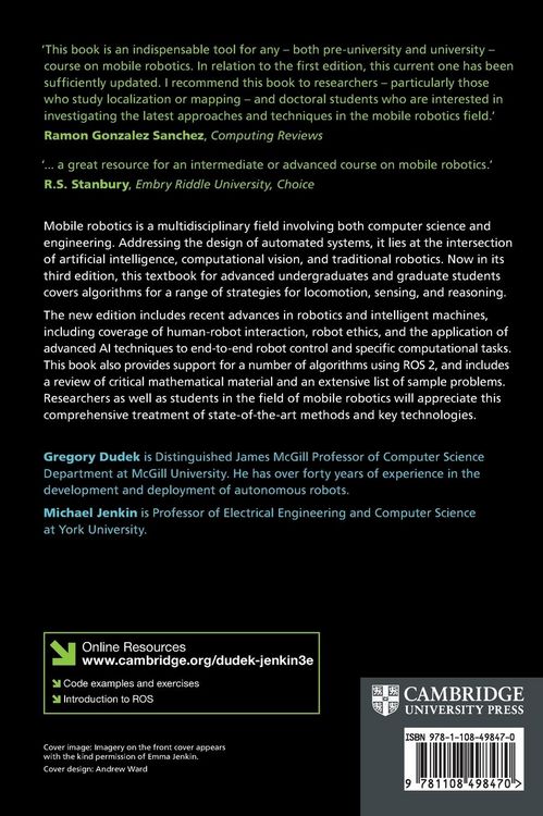 Produktbild: Computational Principles of Mobile Robotics