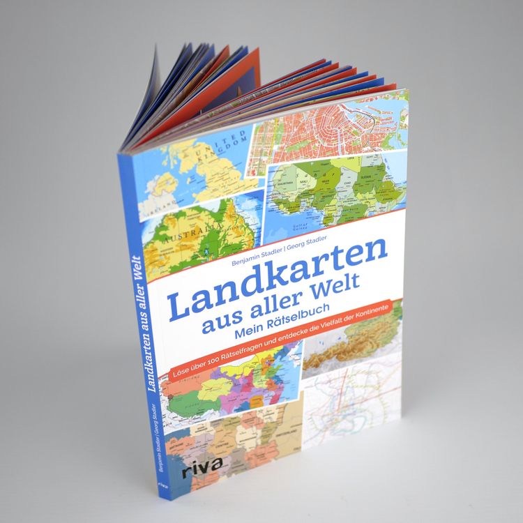 Landkarten aus aller Welt – Mein Rätselbuch