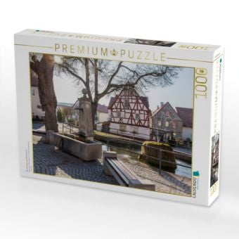 Produktbild: CALVENDO Puzzle Der Brunnen von Stammheim | 1000 Teile Lege-Gr&ouml;&szlig;e 64x48cm Foto-Puzzle f&uuml;r gl&uuml;ckliche Stunden