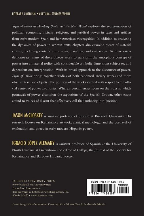 Produktbild: Signs of Power in Habsburg Spain and the New World