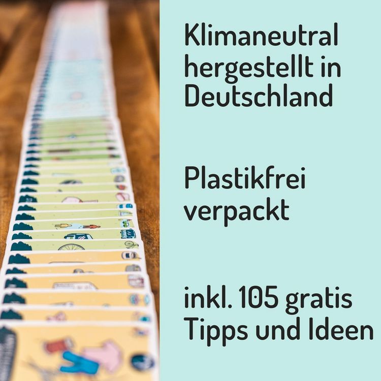 Produktbild: DENKRIESEN - Planet A - "Das nachhaltige Kartenspiel"