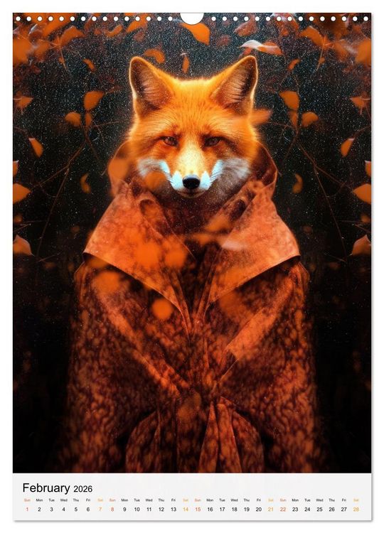 Produktbild: Animalia Fusion (Wall Calendar 2026 DIN A3 portrait), CALVENDO 12 Month Wall Calendar