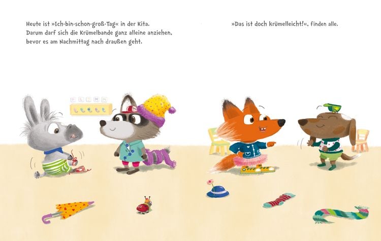 Produktbild: Die Kr&uuml;melbande - In die Socken, fertig, los!