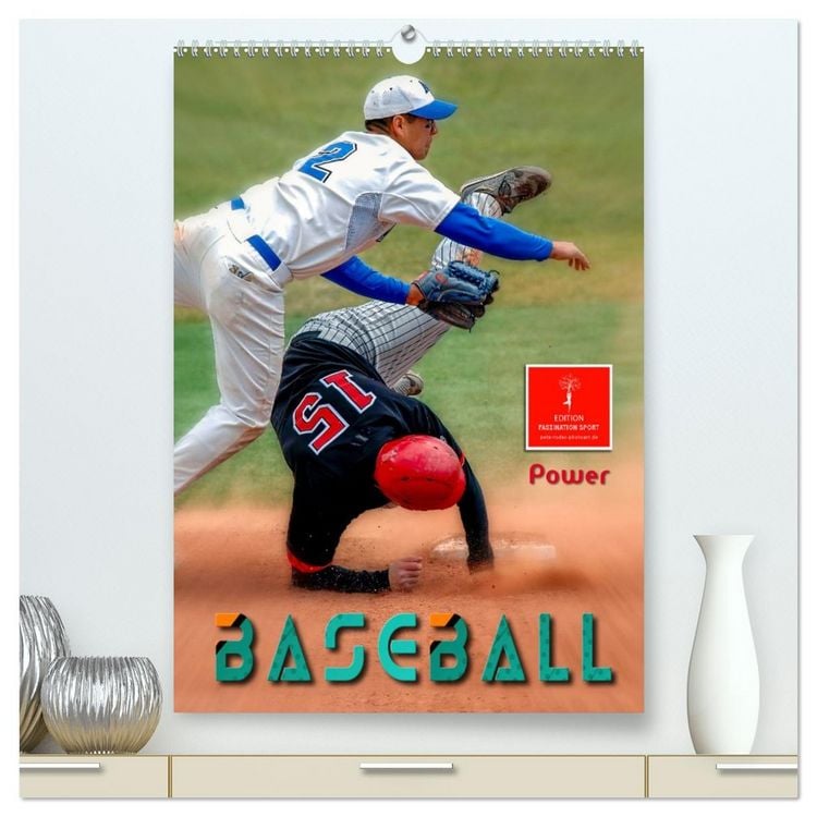 Produktbild: Baseball Power (hochwertiger Premium Wandkalender 2026 DIN A2 hoch), Kunstdruck in Hochglanz
