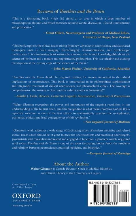 Produktbild: Bioethics and the Brain