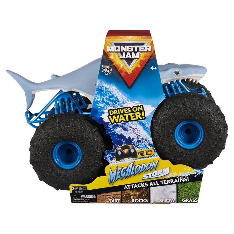 Produktbild: Monster Jam - Megalodon Storm, ferngesteuertes Amphibienfahrzeug
