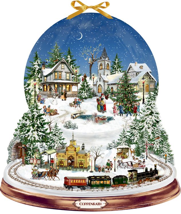 Produktbild: Wand-Adventskalender &ndash; Schneekugel Winterzauber