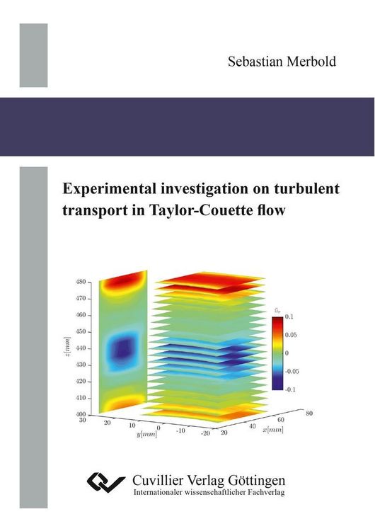 Produktbild: Experimental investigation on turbulent transport in Taylor-Couette flow