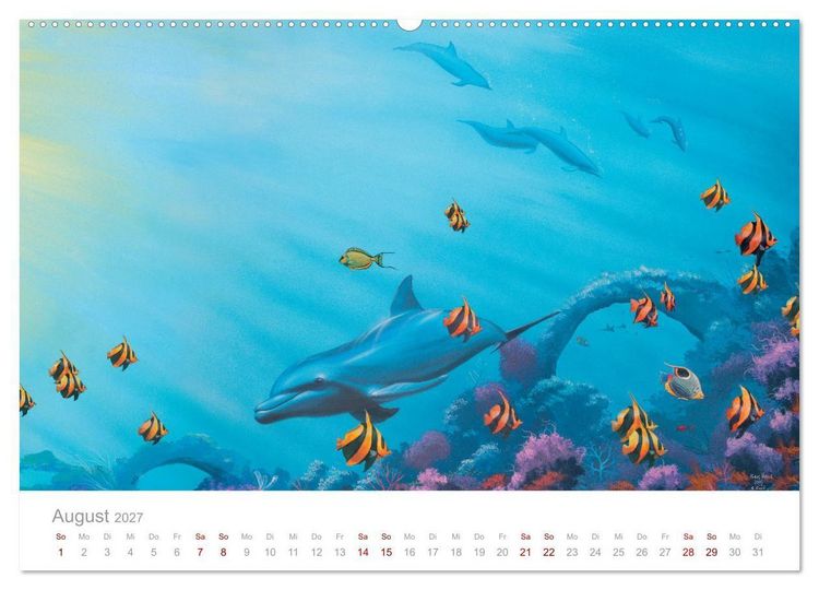 Produktbild: Paradise, Ausblicke und Tr&auml;umereien (Wandkalender 2027 DIN A2 quer), CALVENDO Monatskalender