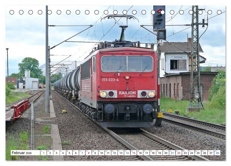 Produktbild: Die Baureihe 250 - Reichsbahnlok in DB-Diensten (Tischkalender 2026 DIN A5 quer), CALVENDO Monatskalender