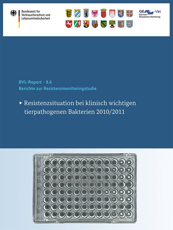 Produktbild: Berichte zur Resistenzmonitoringstudie 2010/2011