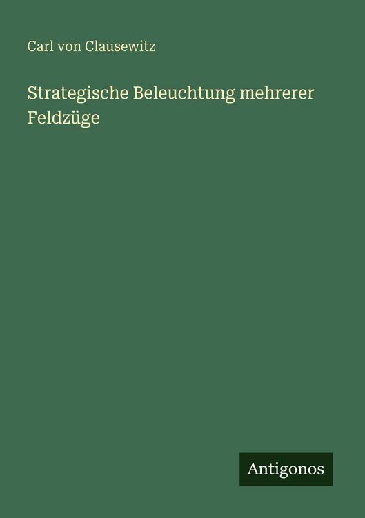 Produktbild: Strategische Beleuchtung mehrerer Feldz&uuml;ge