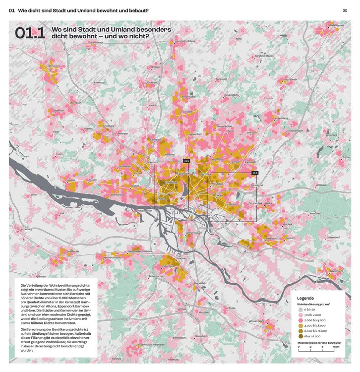 Produktbild: Stadt-Umland-Atlas Hamburg