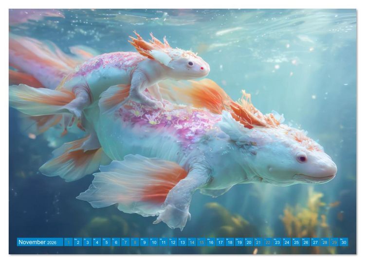 Produktbild: Tierisch hybride Sch&ouml;nheiten - Kreaturen (Wandkalender 2026 DIN A2 quer), CALVENDO Monatskalender