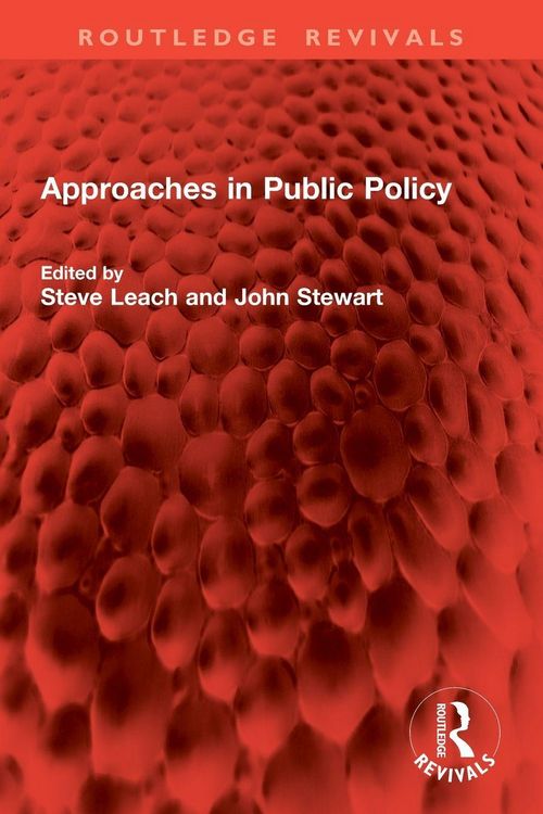 Produktbild: Approaches in Public Policy