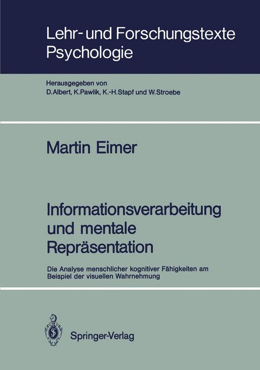 Produktbild: Informationsverarbeitung und mentale Repr&auml;sentation
