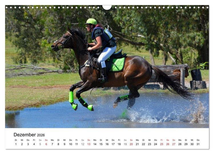 Produktbild: Vielseitigkeitsreiten (Wandkalender 2026 DIN A3 quer), CALVENDO Monatskalender