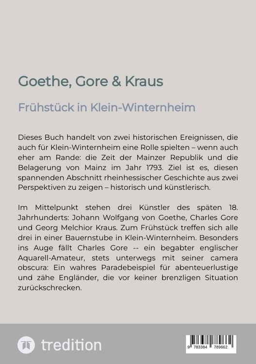 Produktbild: Goethe, Gore & Kraus