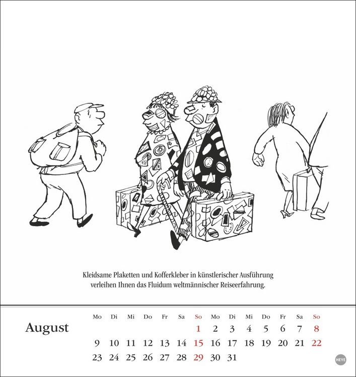 Produktbild: Loriot Postkartenkalender 2027