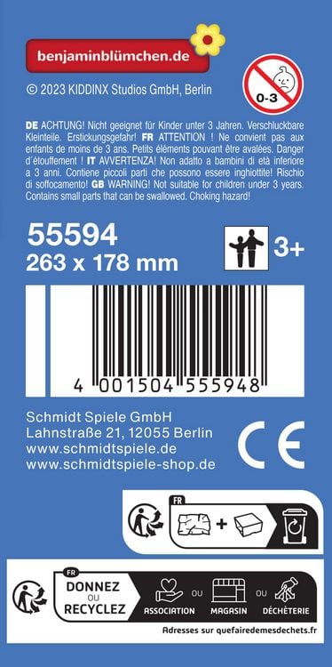 Produktbild: Benjamin Bl&uuml;mchen. Puzzle-Box 2 x 26, 2 x 48 Teile