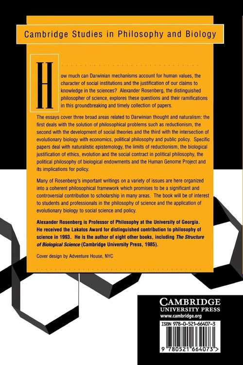 Produktbild: Darwinism in Philosophy, Social Science and Policy