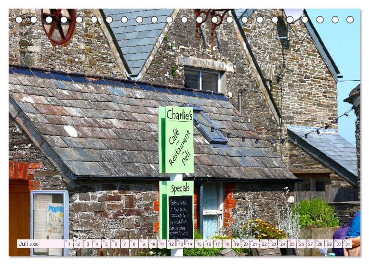 Produktbild: Cornwall im Fr&uuml;hling (Tischkalender 2026 DIN A5 quer), CALVENDO Monatskalender