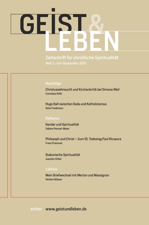 Produktbild: Geist und Leben 3/2015