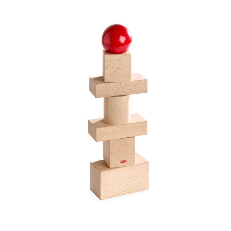 Produktbild: HABA 2013395001 - Meine ersten Bausteine: Starter-Set, Holz, 18-teilig