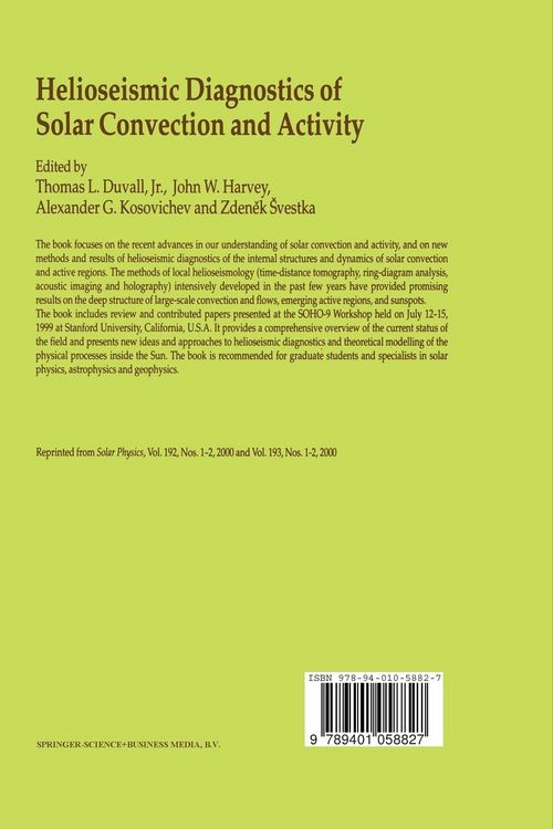 Produktbild: Helioseismic Diagnostics of Solar Convection and Activity