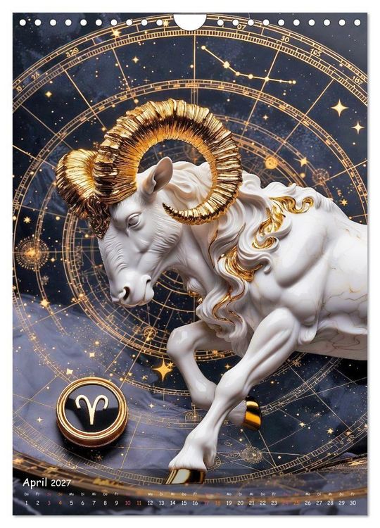 Produktbild: Zodiac Cosmos (Wandkalender 2027 DIN A4 hoch), CALVENDO Monatskalender