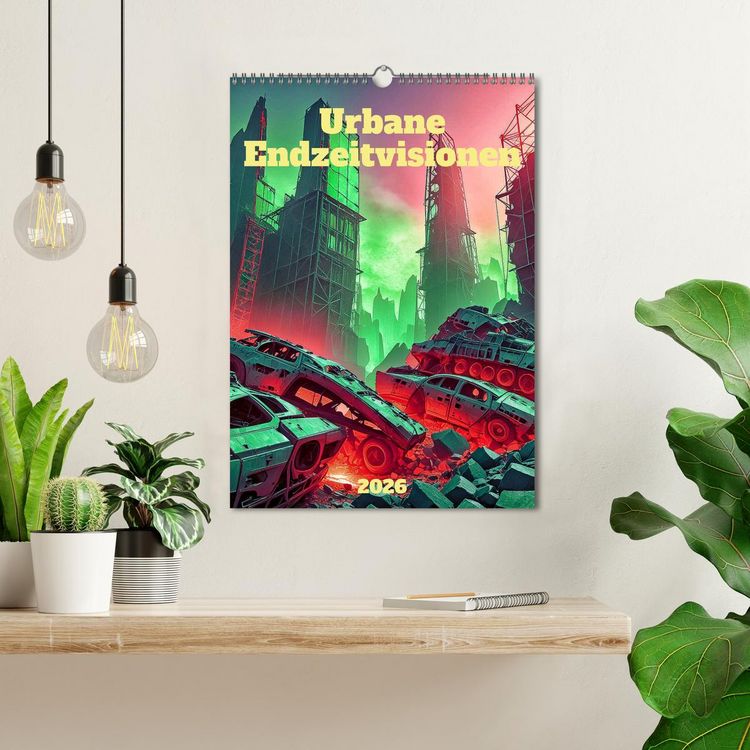 Produktbild: Urbane Endzeitvisionen (Wandkalender 2026 DIN A3 hoch), CALVENDO Monatskalender