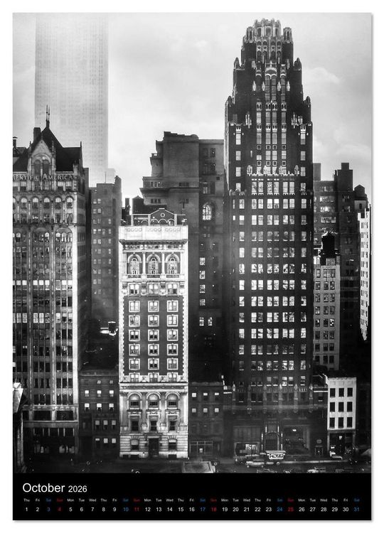 Produktbild: Historic New York 1936 (Wall Calendar 2026 DIN A4 portrait), CALVENDO 12 Month Wall Calendar