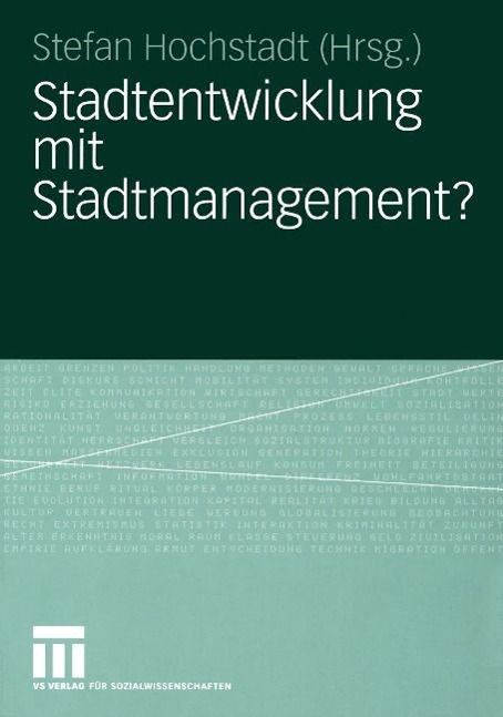 Produktbild: Stadtentwicklung mit Stadtmanagement?