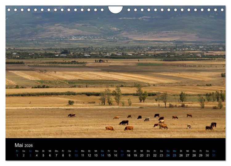 Produktbild: Georgien (Wandkalender 2026 DIN A4 quer), CALVENDO Monatskalender