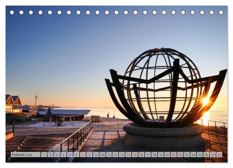 Produktbild: Westj&uuml;tland - D&auml;nemarks Westen erleben (Tischkalender 2026 DIN A5 quer), CALVENDO Monatskalender