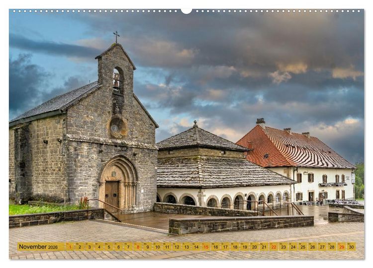 Produktbild: Das Baskenland (hochwertiger Premium Wandkalender 2026 DIN A2 quer), Kunstdruck in Hochglanz