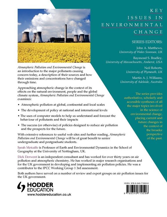 Produktbild: Atmospheric Pollution and Environmental Change