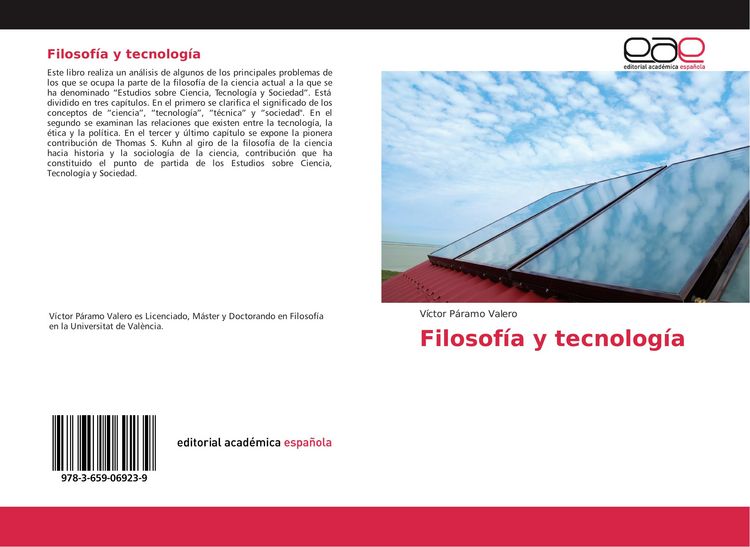 Produktbild: Filosof&iacute;a y tecnolog&iacute;a