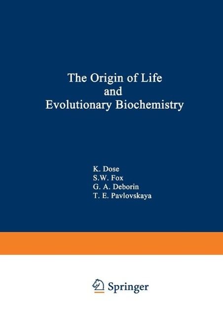 Produktbild: The Origin of Life and Evolutionary Biochemistry