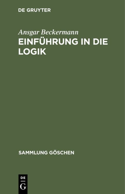 Produktbild: Einf&uuml;hrung in die Logik