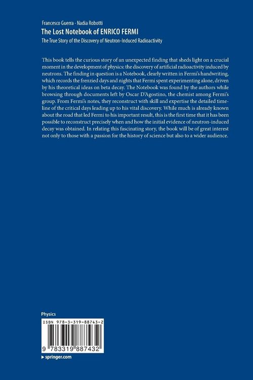Produktbild: The Lost Notebook of ENRICO FERMI
