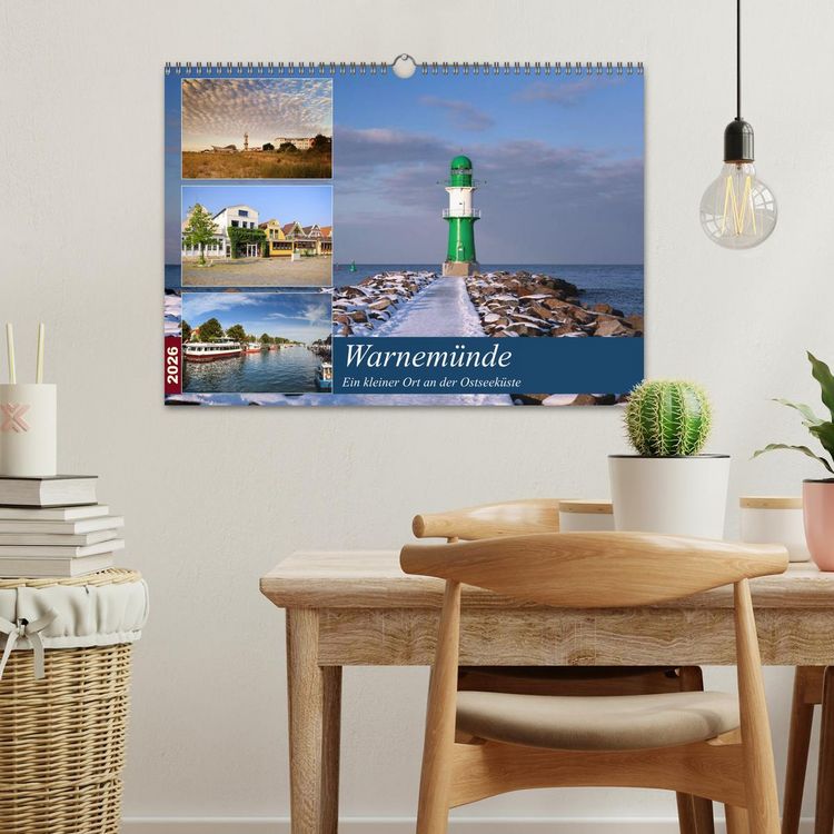 Produktbild: Urlaub in Warnem&uuml;nde (Wandkalender 2026 DIN A3 quer), CALVENDO Monatskalender