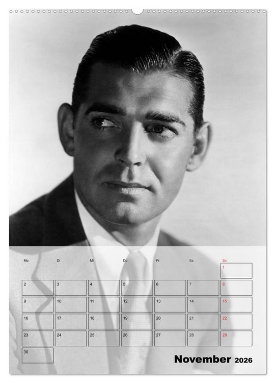 Produktbild: Filmstars - Legenden der goldenen Filmjahre (hochwertiger Premium Wandkalender 2026 DIN A2 hoch), Kunstdruck in Hochglanz