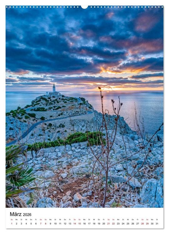 Produktbild: Mallorca - Insel des Gl&uuml;cks (Wandkalender 2026 DIN A2 hoch), CALVENDO Monatskalender