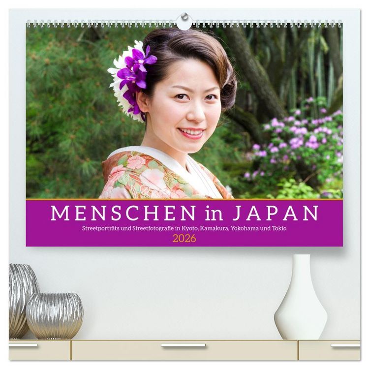 Produktbild: Menschen in Japan (hochwertiger Premium Wandkalender 2026 DIN A2 quer), Kunstdruck in Hochglanz