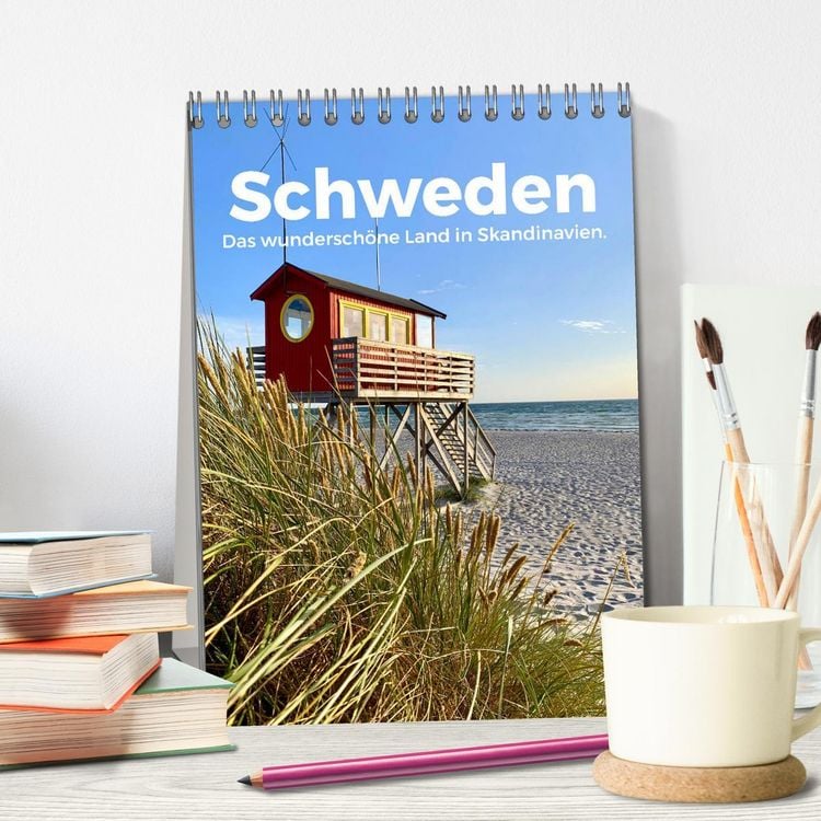 Produktbild: Schweden - Das wundersch&ouml;ne Land in Skandinavien. (Tischkalender 2026 DIN A5 hoch), CALVENDO Monatskalender