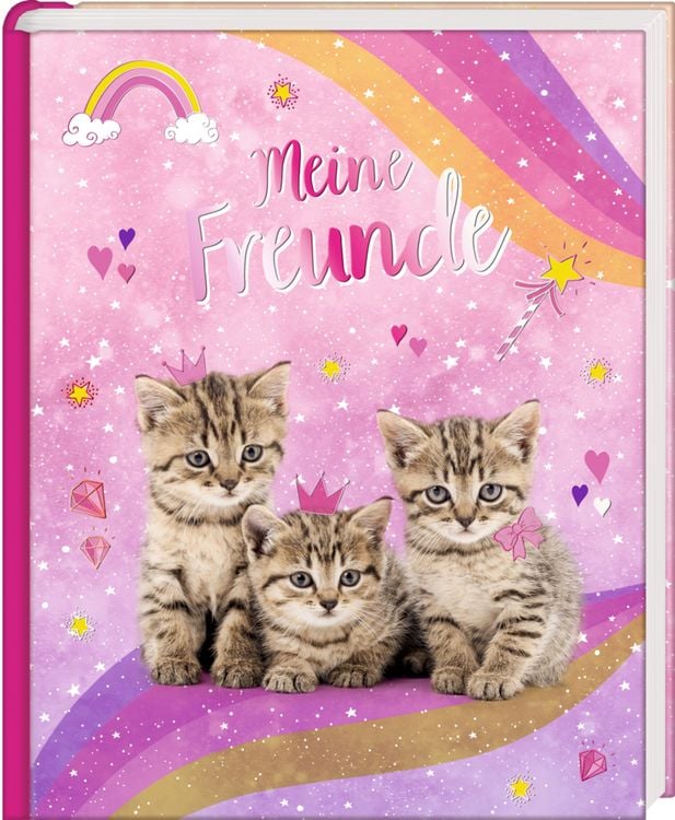 Produktbild: Coppenrath - Freundebuch: Cosmic School - Meine Freunde, Kätzchen