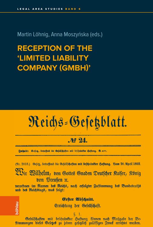 Produktbild: Reception of the 'Limited liability company (GmbH)'